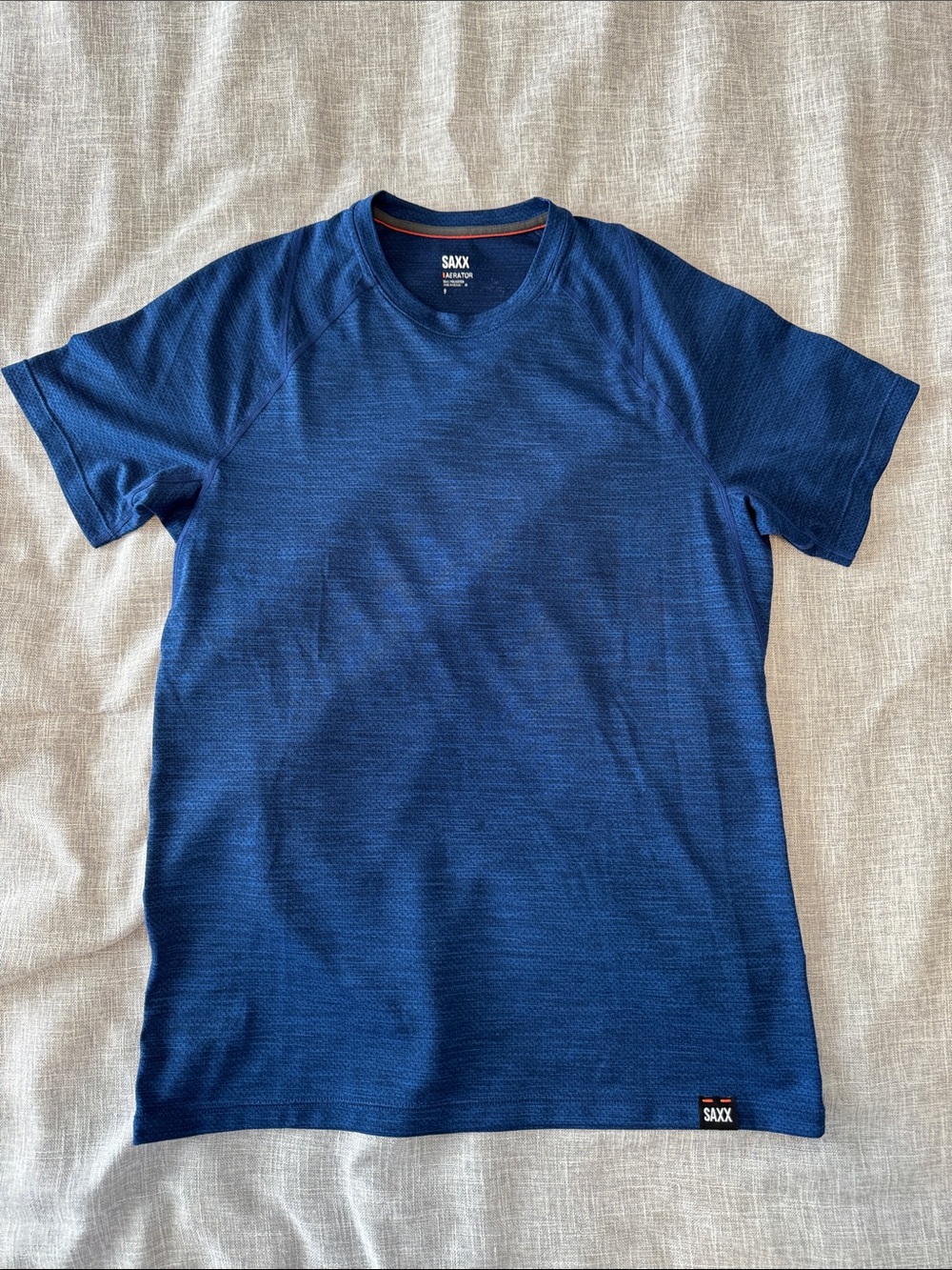 Saxx Aerator Men's Navy Blue Performance Crew Tee